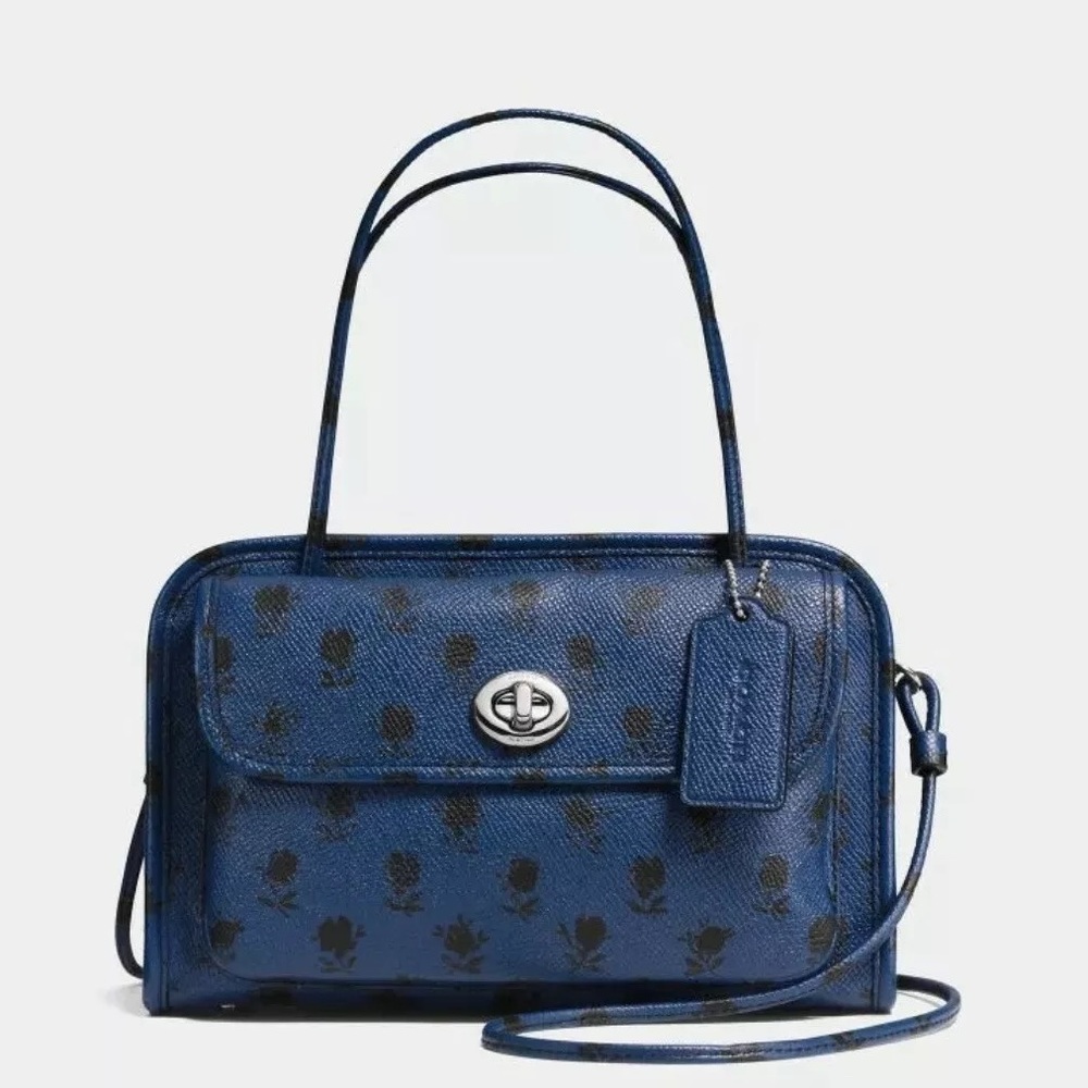 COACH Limited Edition CADY Crossbody Cross Grain Leather Bag